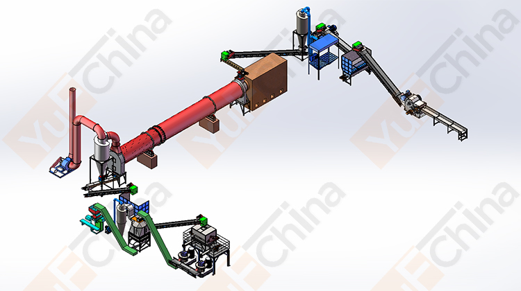 5 ton per hour wood pellet production line